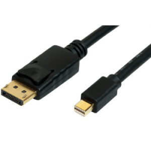 Roline Mini DisplayPort kabel v1.4, mDP-DP M/M, 8K, 1.0m, crni  / 11.04.5814